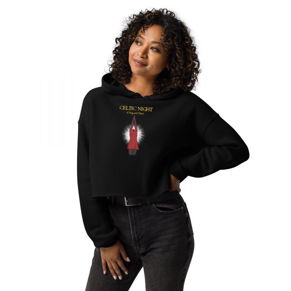 Celtic Night - crop hoodie